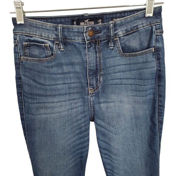 Hollister Juniors Size 3R Jeans High Rise Super Skinny Classic Stretch W26 L30 - Picture 3 of 10